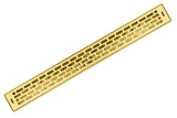 LUXE Subway Stainless Steel Linear Shower Drain
