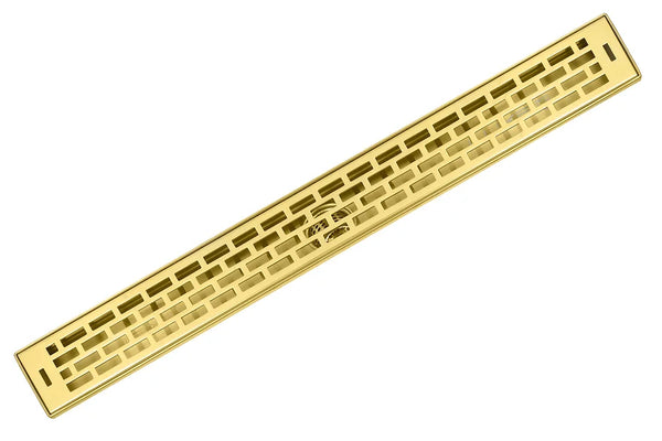 LUXE Subway Stainless Steel Linear Shower Drain