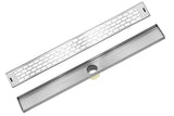 LUXE Subway Stainless Steel Linear Shower Drain
