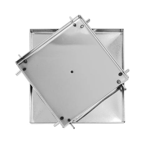 LUXE Square Tile Insert Stainless Steel Shower Drain - 5in x 5in